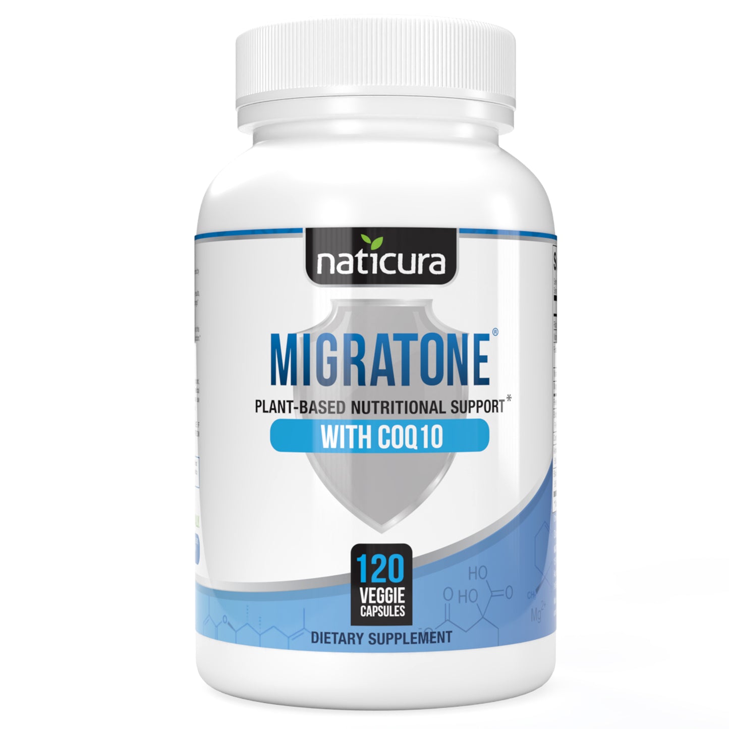 Migraine Defense  Natural Headache Relief Supplement - Helps to Prevent Nausea, Sensitivity & Auras from Tension & Chronic Strain - Doctor Recommended Long-Term Protection & Brain Support - 120 Vegan Capsules